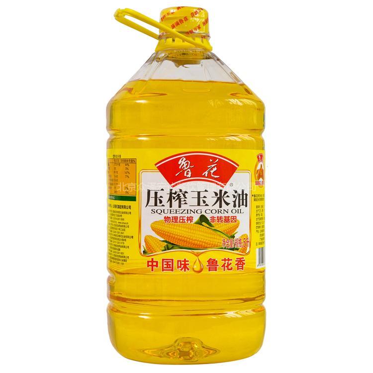 鲁花 压榨玉米油 5升
