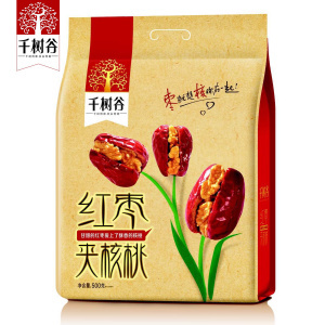 千树谷 红枣夹核桃200克